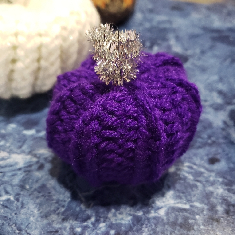 Handmade Knit Funky Pumpkins - Picture 5 of 11
